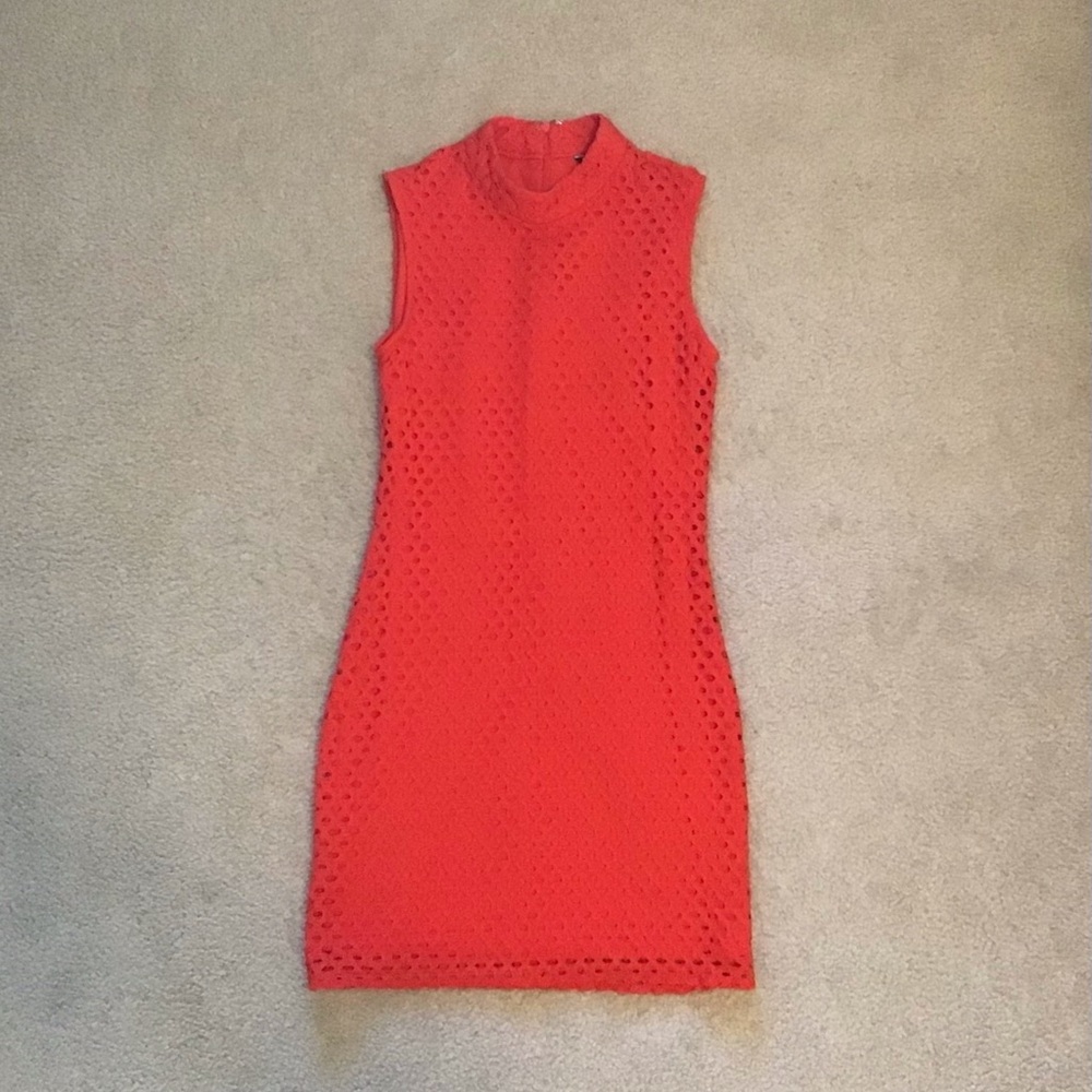 Sharagano Vibrant red Sleeveless Dress